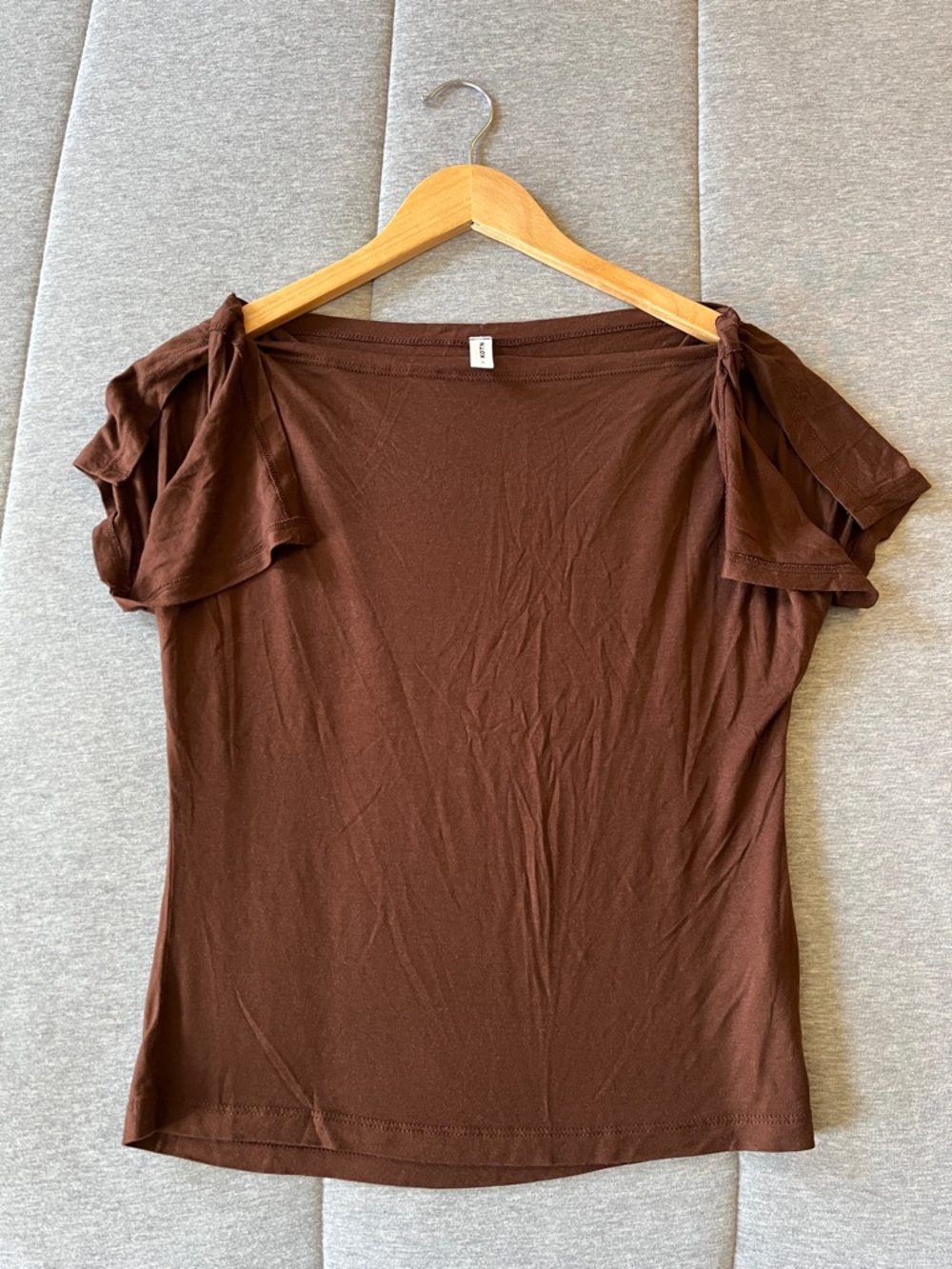 SOLD - KOTN Boat Neck Split Sleeve Tee
